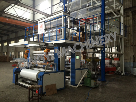 0.20mm 22Kw Three Layer Co Extruder Film Blowing Machine